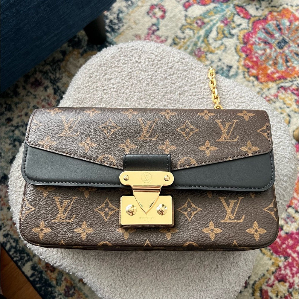 Louis Vuitton Marceau Monogram & Leather Purse bag shoulder strap adjustable